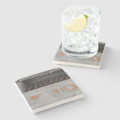 Metaalkoeler Stenen Onderzetter (Zijkant)