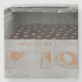 Metaalkoeler Stenen Onderzetter (Voorkant)