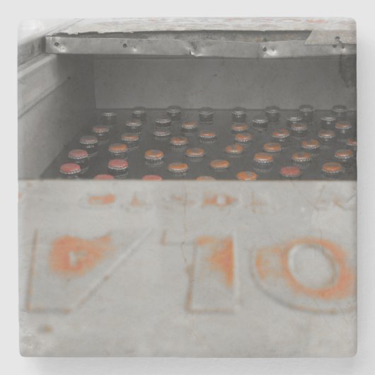 Metaalkoeler Stenen Onderzetter (Voorkant)