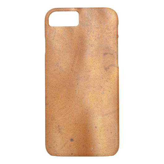 Metaalkopertextuur Case-Mate iPhone Case (Achterkant)