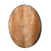 Metaalkopertextuur Dartbord (Voorkant Rechts)