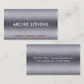 Metaalkorrel Visitekaartje (Voorkant / Achterkant)