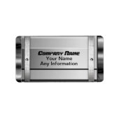 Metaallabels voor Bord Etiket (Voorkant)