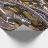 Metaalleidingen Cadeaupapier (Hoek)