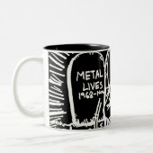 Metaalliften "Mok" Tweekleurige Koffiemok (Links)