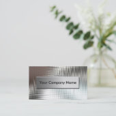 Metaallook-Visitekaartjes van klasse Visitekaartje (Staand voorkant)