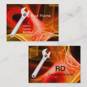 METAALMECHANICA VOOR DE VERNIEUWING, KUNSTSTOFMONo Visitekaartje (Voorkant / Achterkant)