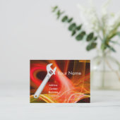 METAALMECHANICA VOOR DE VERNIEUWING, KUNSTSTOFMONo Visitekaartje (Staand voorkant)