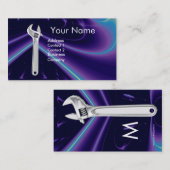 METAALMECHANICA VOOR DE VERNIEUWING, MONOGRAM VOOR VISITEKAARTJE (Voorkant / Achterkant)