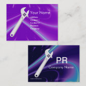 METAALMECHANICA VOOR DE VERNIEUWING, MONOGRAM VOOR VISITEKAARTJE (Voorkant / Achterkant)