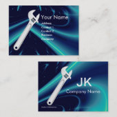 METAALMECHANICA VOOR DE VERNIEUWING, MONOGRAM VOOR VISITEKAARTJE (Voorkant / Achterkant)