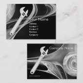 METAALMECHANICA VOOR DE VERNIEUWING, PLUMBERS Plat Visitekaartje (Voorkant / Achterkant)