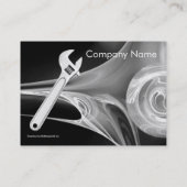 METAALMECHANICA VOOR DE VERNIEUWING, PLUMBERS Plat Visitekaartje (Achterkant)