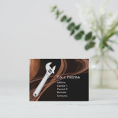 METAALMECHANICA VOOR DE VERNIEUWING, PLUMBERS VISITEKAARTJE (Staand voorkant)