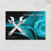 METAALMECHANICS, Pearlpapier Visitekaartje (Achterkant)