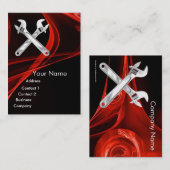 METAALMECHANICS, Pearlpapier Visitekaartje (Voorkant / Achterkant)