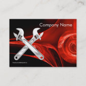 METAALMECHANICS, Pearlpapier Visitekaartje (Achterkant)