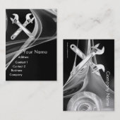 METAALMECHANICS, Pearlpapier Visitekaartje (Voorkant / Achterkant)