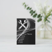 METAALMECHANICS, Pearlpapier Visitekaartje (Staand voorkant)