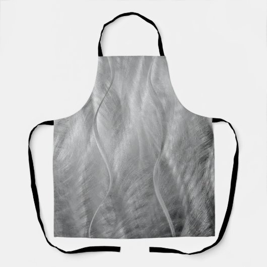 Metaalmetaal Abstract Schort (Voorkant)