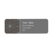 Metaalmetaal Etiket (Voorkant)