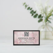 Metaalmetaal | QR-code Visitekaartje (Staand voorkant)