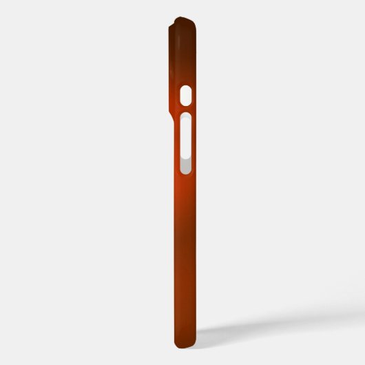 METAALMONOGRAM Sinaasappel Case-Mate iPhone Case (Achterkant / Links)