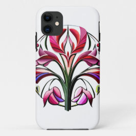 Metaalorchidee: Roze en gele extravaganza Case-Mate iPhone Case