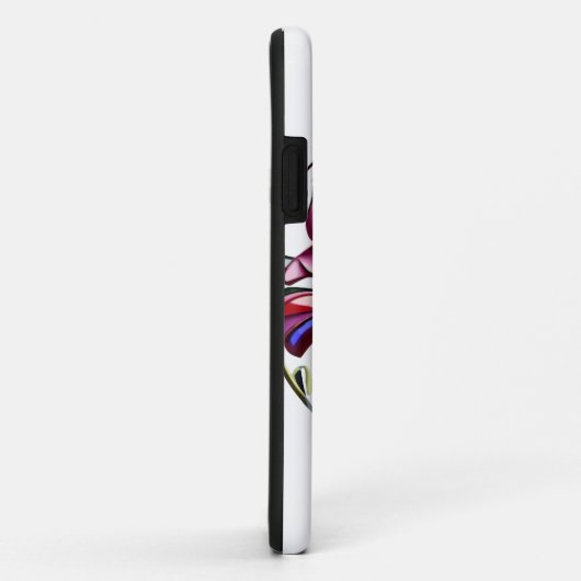 Metaalorchidee: Roze en gele extravaganza Case-Mate iPhone Case (Achterkant/rechts)