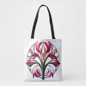 Metaalorchidee: Roze en gele extravaganza Tote Bag (Voorkant)