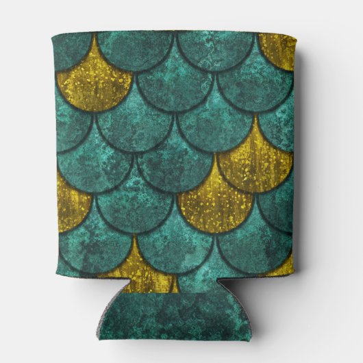 Metaaloxide: Vis Schalen Textuur Blikjeskoeler (Achterkant)