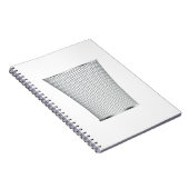 Metaalpapiermand Notitieboek (Rechterzijde)