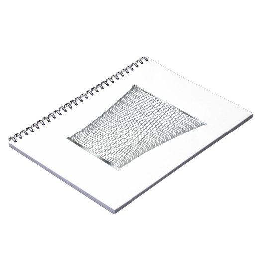 Metaalpapiermand Notitieboek (Linkerzijde)