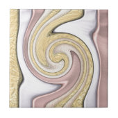 Metaalpatroon met lijm tegeltje (Voorkant)