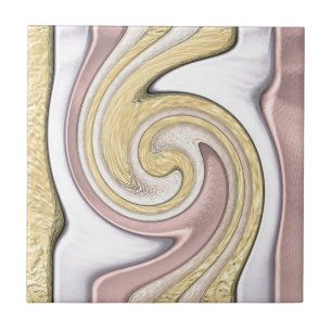 Metaalpatroon met lijm tegeltje