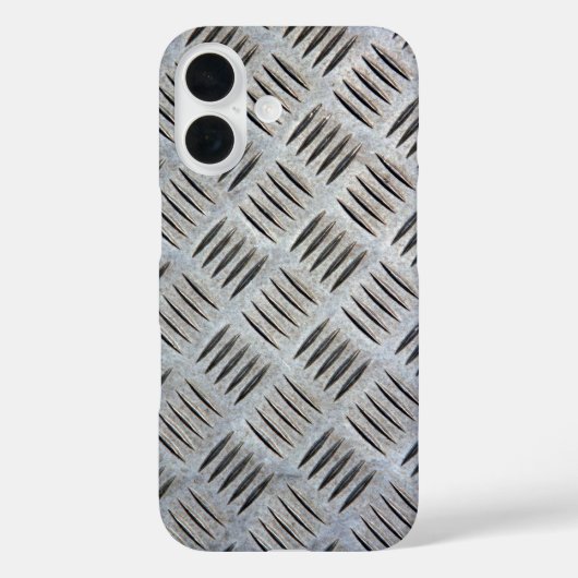 Metaalplaat textuur Case-Mate iPhone case (Achterkant)
