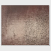 Metaalpoeder Bronze Copper Roos Gold Linen Burl Cadeaupapier (Vlak)