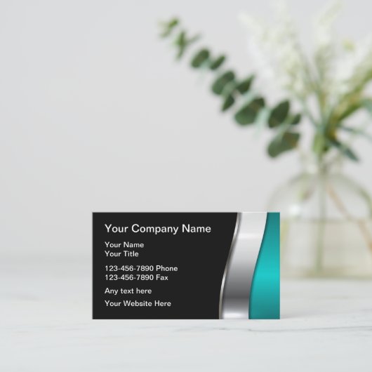 Metaalrecycling Visitekaartje (Staand voorkant)