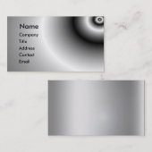 Metaalreflectie Visitekaartje (Voorkant / Achterkant)