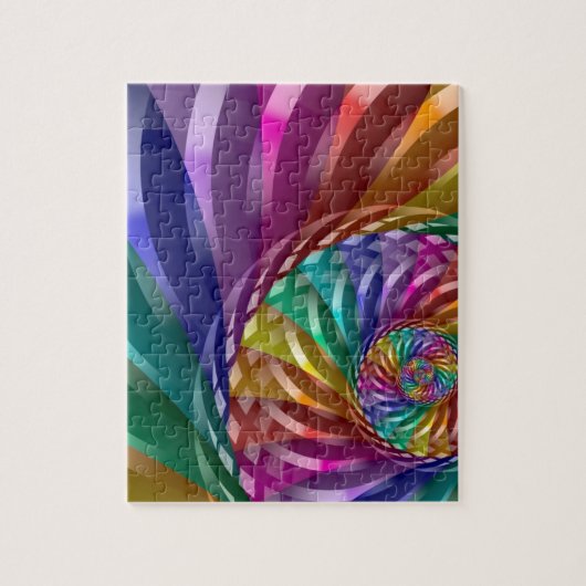 Metaalregenboog Legpuzzel (Verticaal)