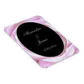 Metaalroze flexibele fotomagneet magneet (Rechterzijde)