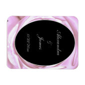 Metaalroze flexibele fotomagneet magneet (Horizontaal)