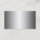 Metaalschors, zoals visitekaartjes voor de technie (Achterkant)