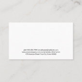 Metaalslager Logo | Grunge achtergrond Visitekaartje (Achterkant)