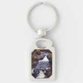 Metaalsleutelketen van de Herfsten van de rivier B Sleutelhanger (Voorkant)