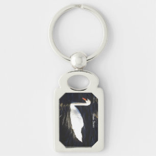 Metaalsleutelketen van Mute Swan Sleutelhanger