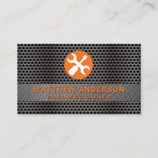 Metaalstaal | Handgereedschap Logo Visitekaartje (Voorkant)