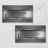 Metaalstaal voor industrieel gebruik | Hammer | Fr Visitekaartje (Voorkant / Achterkant)