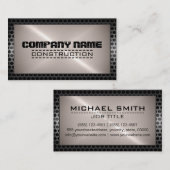 Metaalstalen rand Metaalkleurloos Rand #43 Visitekaartje (Voorkant / Achterkant)