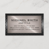 Metaalstalen rand Metaalkleurloos Rand #43 Visitekaartje (Achterkant)